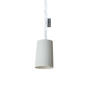 PAINT CEMENTO Kleine Hngeleuchte Zement Ausfhrung der Leuchte mit Innenfarbe Silber.