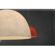 H2O NEBULITE Large pendant light translucent Ausfhrung wei und rot.