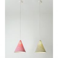 JAZZ STRIPE Design Pendelleuchte aus Italien Farbe bei Beleuchtung.