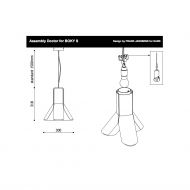 BOKY Extravagant pendant light for non-conformists Montageanleitung der Pendelleuchte.