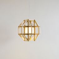 SATUR Geometrische Pendelleuchte aus Multiplex Kleinere Variante der Pendelleuchte aus Multiplex.