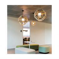 SATUR Geometrische Pendelleuchte aus Multiplex Besondere Pendelleuchten Warteraum.