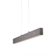 C-LINE lngliche LED Hngeleuchte aus Beton Moderne Beton Hngeleuchte zur gleichmigen Ausleuchtung.