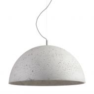 SPHERAS Beton Hngeleuchte in Halbkugelform Extra groe Beton-Hngeleuchte im  62cm.