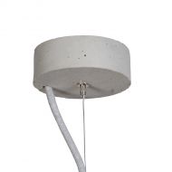 SPHERAS Beton Hngeleuchte in Halbkugelform Baldachin aus Beton.