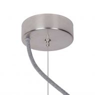 TAMLA Beton Hngeleuchte im Industriestil Metall-Baldachin passend zur Aufhngung.