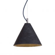 KYOTO Beton Hngeleuchte in drei Gren Beton-Hngeleuchte mit  27 cm, Farbe: Schwarz.