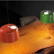 ADD Keramik-Lampe emailliert Schirmffnung an der Oberseite.