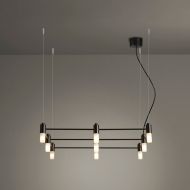 QUADRO Modulare Design Hngeleuchte Quadratische Variante der Hngeleuchte mit 63 x 63 cm.