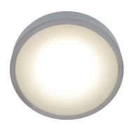 PLANA round, flat ceiling light made of concrete Flache, runde Beton Deckenleuchte. Farbe: Beton Natur.