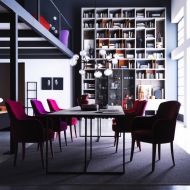 NABILA Moderner Kronleuchte 12-flammig Stilvolle und originre Design-Hngeleuchte fr moderne Wohnrume.