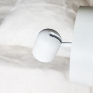 CONCIERGE bedside lamp adjustable for indirect wall lighting CONCIERGE Leselicht mit LED Leuchtenkopf.