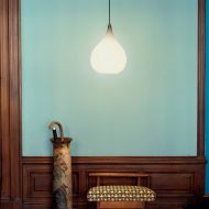 TROPFEN Opalglas Pendelleuchte tropfenfrmig Opalglasleuchten sind ideal fr den Wohnraum.