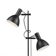 COLUMBIA Verstellbare Stehleuchte mit zwei Schirmen Hhenverstellbare Lampenschirme mit Gelenk.