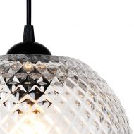 KNAP BALL Pendelleuchte mit gepresstem Glas Detailansicht der Oberflche.