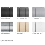 BRIX OUT IP65 Quadratische LED Wandleuchte - 1-flammig Oberflchen und Farben des Herstellers.