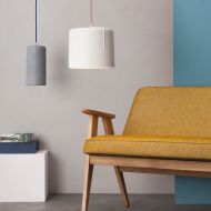 CANDLE 2 Design Pendelleuchte zylindrisch CANDLE 1 und CANDLE 2 kombiniert.