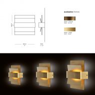 WINGS Design-Wandleuchte Gr��e der Design-Wandleuchte von Fambuena