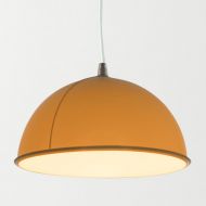 POP 1 Design Pendelleuchte halbkugelform Design Pendelleuchte halbrund, hier Lampenschirm in neutral.
