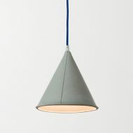 POP 2 Design Pendelleuchte Design Pendelleuchte kegelfrmig, hier Lampenschirm in grau.