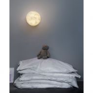 A.MOON Design Wandleuchte kugelform Die abgerundete Wandleuchte eignet sich bestens fr die Beleuchtung im Kinderzimmer.