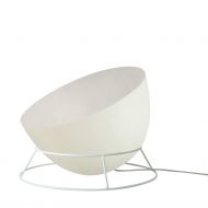 H2O F Halbkugelfrmige Bodenstehleuchte transluzent Groe Bodenstehleuchte hier in ganz wei.