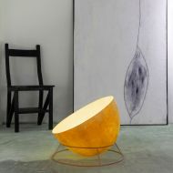 H2O F Halbkugelfrmige Bodenstehleuchte transluzent Knstlerisches Design der italienischen Lichtquelle.