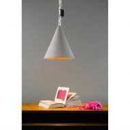 JAZZ CEMENTO Hngeleuchte mit Zement-Finish Pendelleuchte mit Zement-Finish und leuchtender Schirm Innenfarbe.