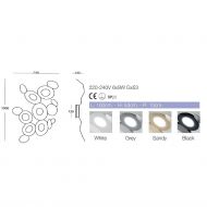 MICKEY Innovative Design Deckenleuchte Design Deckenleuchte mit sechs Gx53 Lichtquellen.