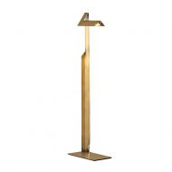 PLI Architektonische Stehleuchte in den Oberflchen Messing oder Zinn Stehleuchte mit LED und Messingoberflche.