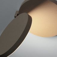 OLIMPIA Innovative LED Wandleuchte Oberflche der Wandleuchte: Sand.
