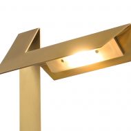 PLI� LED Design Tischleuchte aus gefaltenem Stahlblech LED Module mit Diffusor verdeckt.