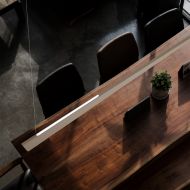 KATANA Lange LED Hngeleuchte Lichtschlitz fr die indirekte Beleuchtung.