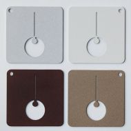 FURIO Groe Hngelampe mit LED Punkten Farben der Hngeleuchte: wei, grau, sand, corten.