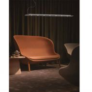 FINO Lange LED Hngeleuchte Abgerundetete Design der Hngeleuchte.