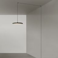 BILANCELLA Flache, runde LED Hngeleuchte Wenn der Stromanschluss an der Decke fehlt.