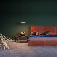 BILANCELLA Flache, runde LED Hngeleuchte Lang abgehngte Pendelleuchte im Wohnzimmer.