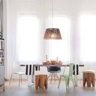 CONGA Trapezfrmige Pendelleuchte aus Spanien Schne, natrlich wirkende, Esstischlampe.