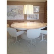 DRESS M Pendelleuchte mit Satin-Schirm Schnes blendfreies Licht fr den Esstisch.