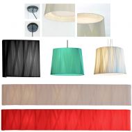 DRESS CONO Pendelleuchte mit Satin-Schirm Farben der Leuchtenserie DRESS.