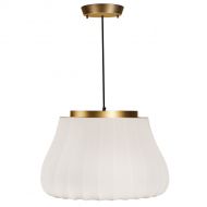 LILY Gro�e, moderne Textilschirm H�ngeleuchte Gro�er Lampenschirm von 57 cm Druchmesser.