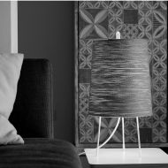 TALI Stehleuchte in Wei oder Beige Lichtspiel der mediterranes Wohngefhl ausstrahlende Tischleuchte.