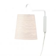 TALI M Wandleuchte mit flexiblem Arm Spanische Design Wandleuchte mit weier Kordel.