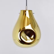 SOAP Irisierende Glas-Pendelleuchte Goldene SOAP Leuchte - unbeleuchtet.