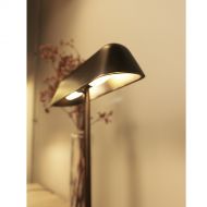 BUTTERFLY Elegant desk lamp with elongated metal shade Tischleuchte - austauschbare Leuchtmittel G9