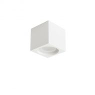 PALO Deckenspot aus keramischen Material Aufbau-Deckenlampe klein, wei�, dimmbar.