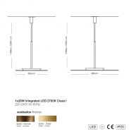 HANGING ROUNDS Au�ergew�hnliche Design-H�ngeleuchte Abmessung der exklusiven Designleuchte.