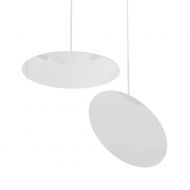 HANGING ROUNDS Unusual designer pendant light Scheibenfrmige Design-Hngeleuchte zur indirekten Beleuchtung.