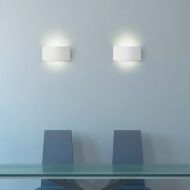 KEOII ceramic wall light Schlichte, indirekte Beleuchtung mit der rechteckigen Wandleuchte.