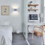 BUCI wall light made of lightweight concrete Wandleuchte Up & dwon Schlafzimmer.